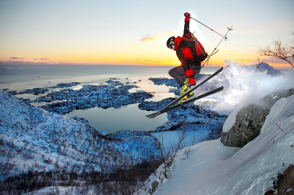 Ski Lofoten folkehøgskole hopp