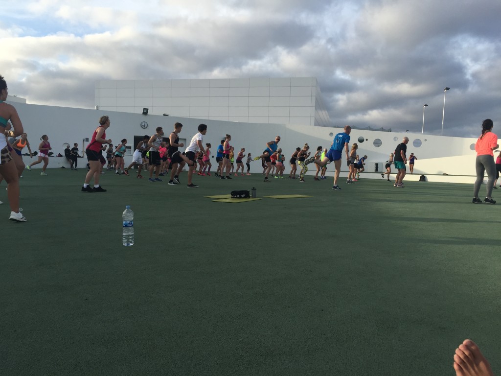 Lanzarote, trening