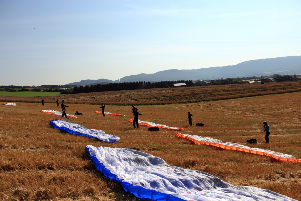 Paraglide start