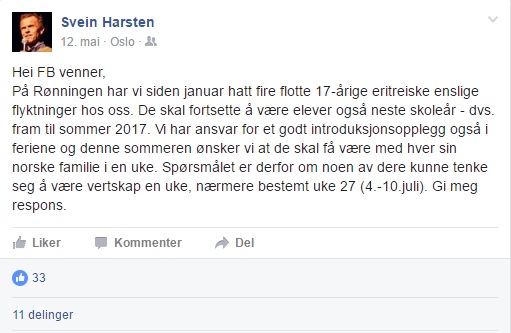 Svein facebook