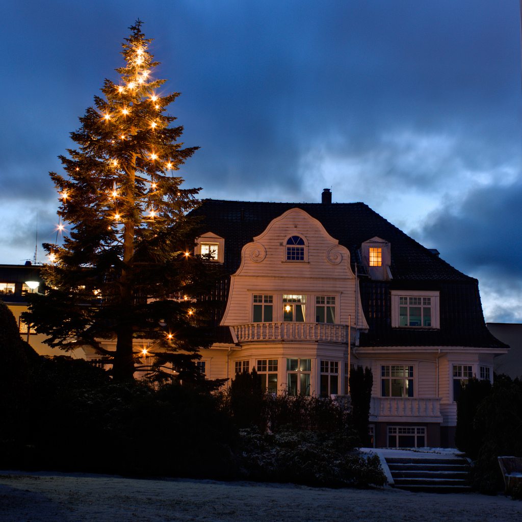Julestemning på Solborg folkehøgskole.