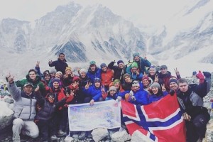 Elevene fra Ekspedisjonslinjen ved Seljord folkehøgskule var også i Himalaya i fjor