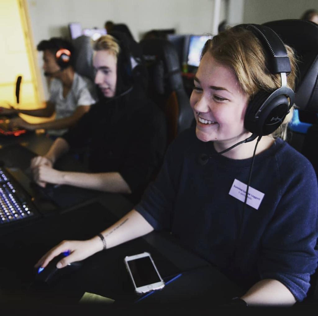 gaming folkehøgskole elever