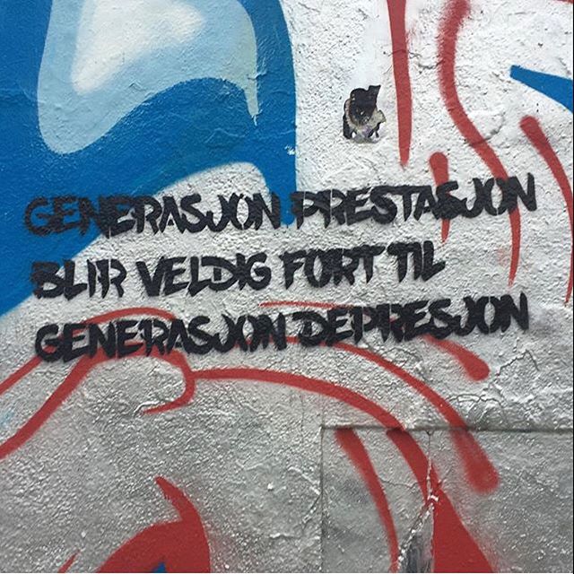 Generasjon prestasjon blir veldig fort til generasjon depresjon