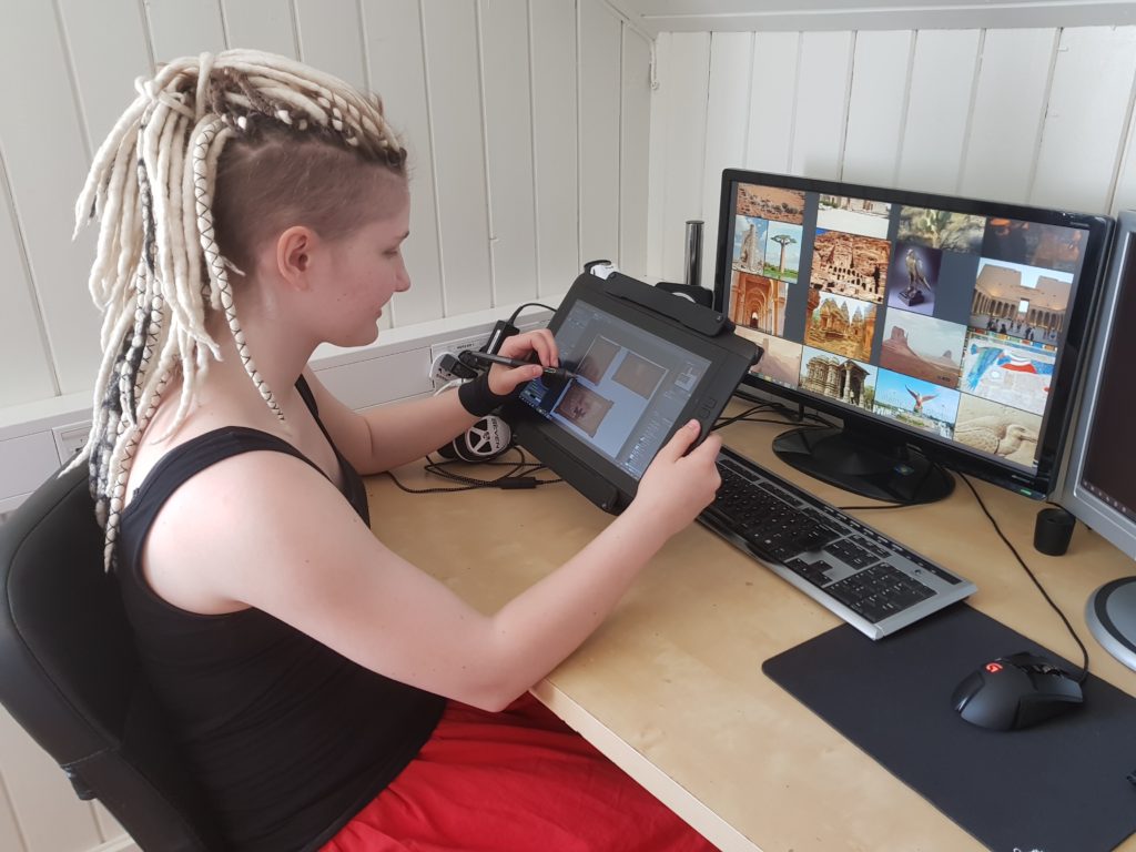 grafikk grafiske tegninger folkehøgskole Sunnhordland folkehøgskule