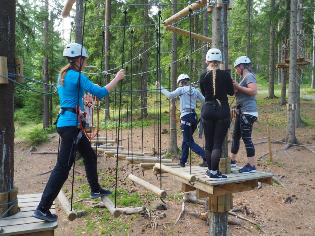 klatrepark Elverum folkehøgskole sommerkurs