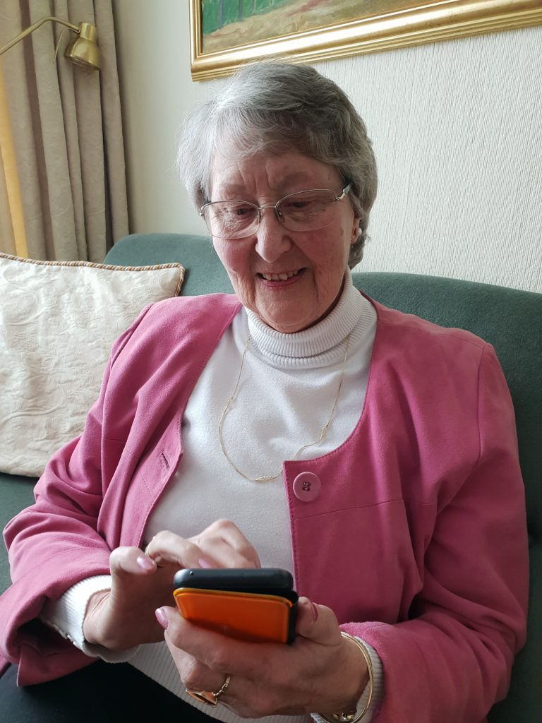 Mette Holst smarttelefon