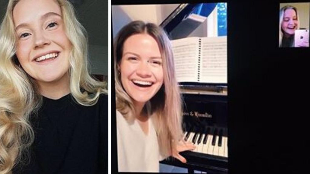 videochat Hanna og lærer
