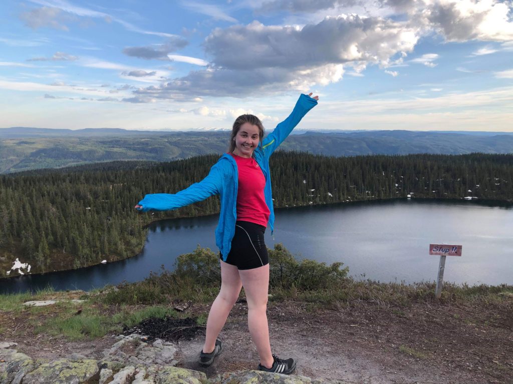 Sigrid Strandbakke, fjelltopp, utsikt
